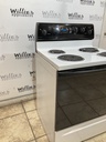 Whirlpool Used Electric Stove 220volts (40/50 AMP) 30inches {3 prong} (White/Black) 