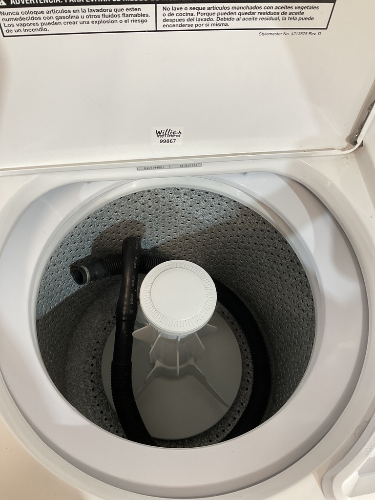 Roper Used Washer Top-load 27inches (White) 