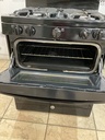 Ge Used Natural Gas Stove Double Oven 30inches (Black) 