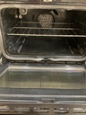 Ge Used Natural Gas Stove Double Oven 30inches (Black) 