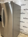Whirlpool Used Refrigerator Side by Side 33x67 (Stainless Steel) 