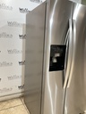 Whirlpool Used Refrigerator Side by Side 33x67 (Stainless Steel) 
