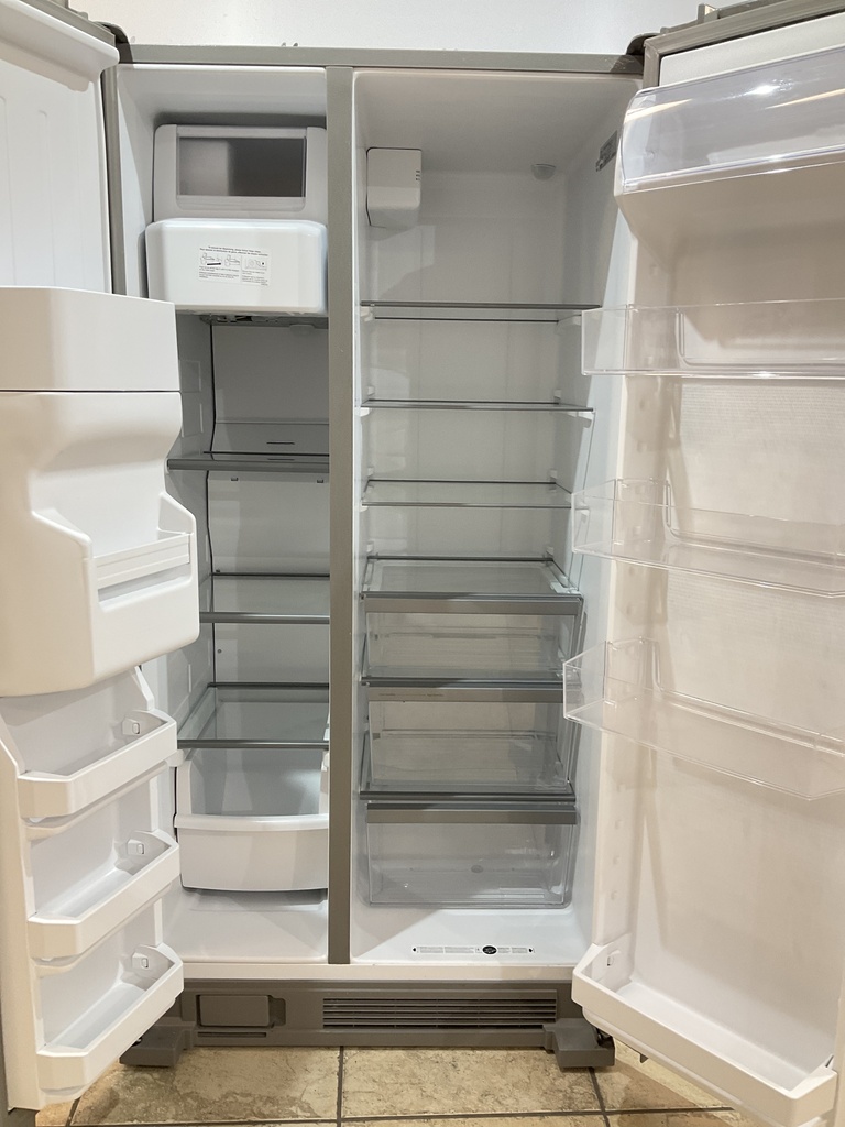 Whirlpool Used Refrigerator Side by Side 36x69 1/2” (Stainless Steel) 