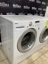 Lg Used Electric Set Washer/Dryer Front-load 220volts (30 AMP) 27inches {3 prong}  (White) 