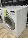 Lg Used Electric Set Washer/Dryer Front-load 220volts (30 AMP) 27inches {3 prong}  (White) 