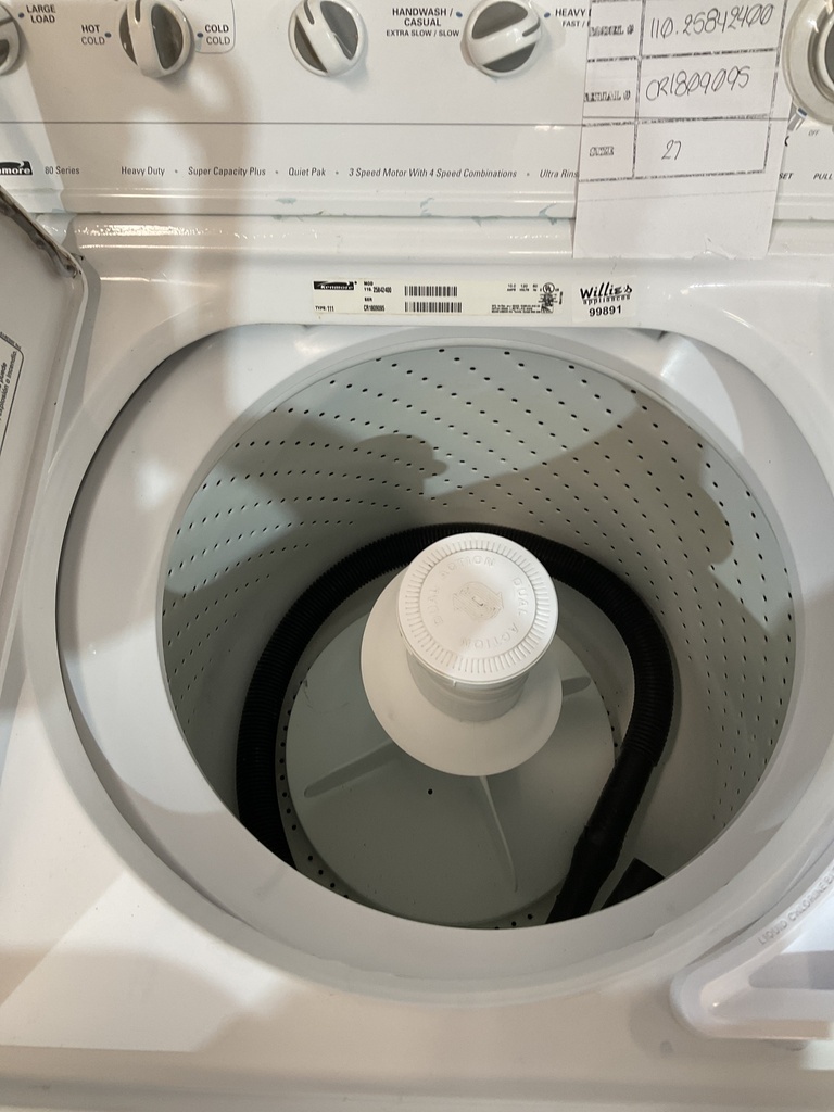 Kenmore Used Washer Top-load 27inches (White) 