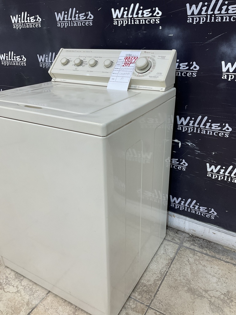 Whirlpool Used Washer Top-load 27inches (Bisque) 