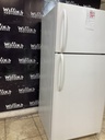 Frigidaire Used Refrigerator Top and Bottom 30x65 1/2” (White) 