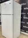 Frigidaire Used Refrigerator Top and Bottom 30x65 1/2” (White) 