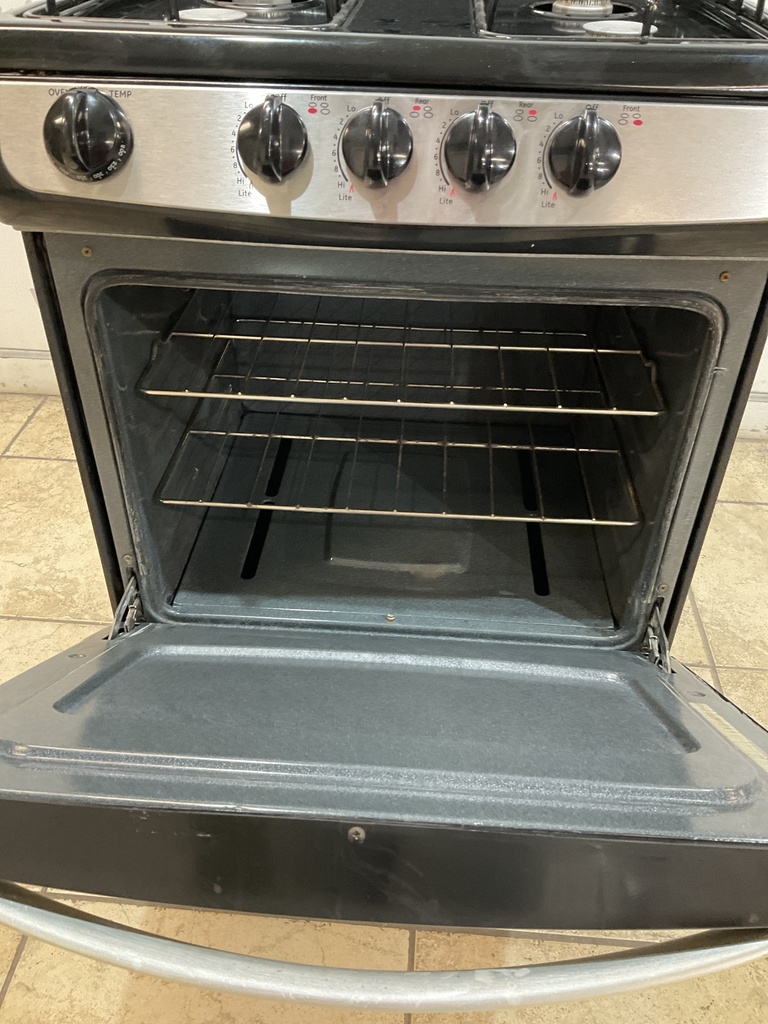 Ge Used Natural Gas Stove 24inches (Stainless Steel)