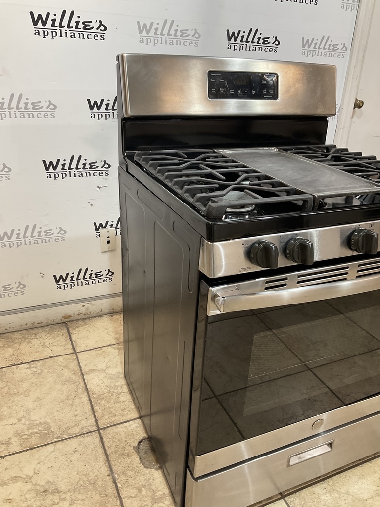 Ge Used Natural Gas Stove 30inches (Stainless Steel)