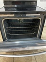 Whirlpool Used Electric Stove 220volts (40/50 AMP) 30inches {no cord} (Stainless Steel) 