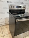 Whirlpool Used Electric Stove 220volts (40/50 AMP) 30inches {no cord} (Stainless Steel) 