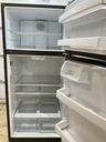 Ge Used Refrigerator Top and Bottom 28x64 1/2” (Stainless Steel) 