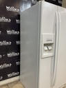Whirlpool Used Refrigerator Side by Side 33x67 (White) 
