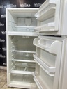 Whirlpool Used Refrigerator Top and Bottom 28x67 1/2” (White) 