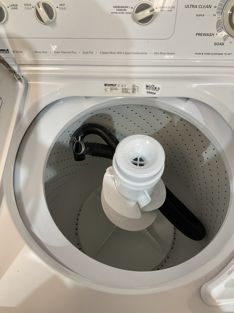 Kenmore Used Washer Top-load 27inches (White) 
