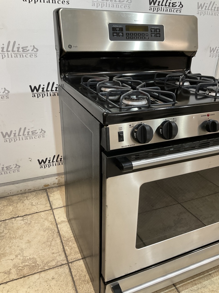 Ge Used Natural Gas Stove 30inches (Stainless Steel) 