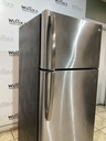 Ge Used Refrigerator Top and Bottom 28x64 (Stainless Steel)