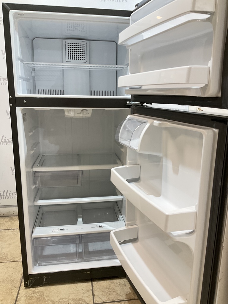 Ge Used Refrigerator Top and Bottom 28x64 (Stainless Steel)