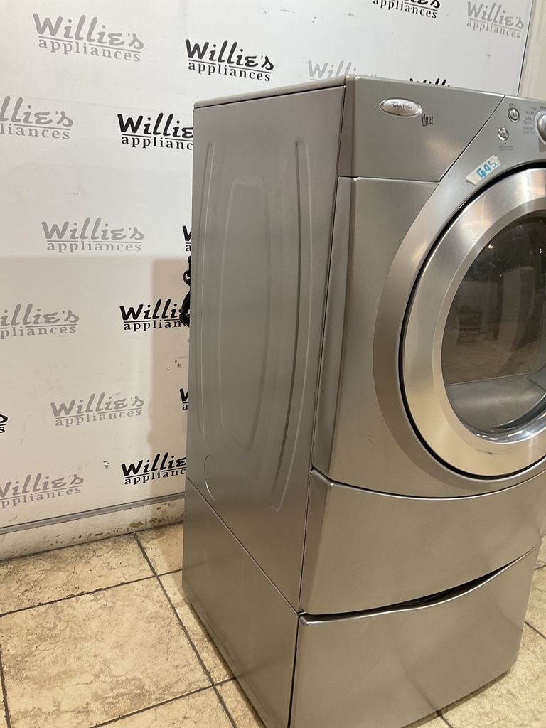 Whirlpool Used Natural Gas Dryer 27inches (Grey) 