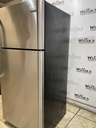 Frigidaire Used Refrigerator Top and Bottom 30x65 1/2” (Stainless Steel) 