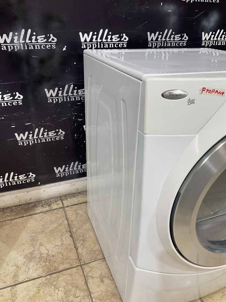 Whirlpool Used Gas Propane Dryer 27inches (White)  