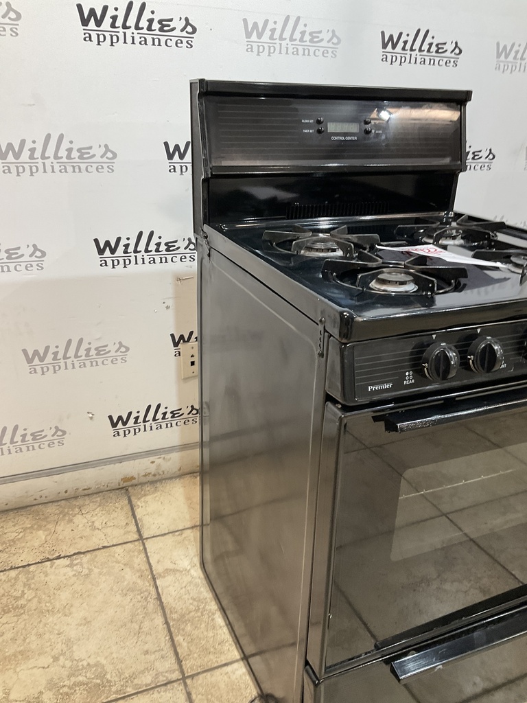 Premier Used Natural Gas Stove 24inches (Black) 