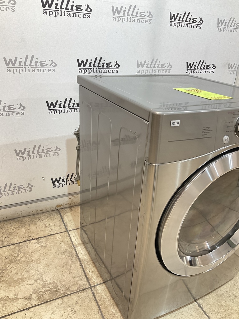 Lg Used Electric Dryer 220volts (30 AMP) 27inches {3 prong} (Grey) 