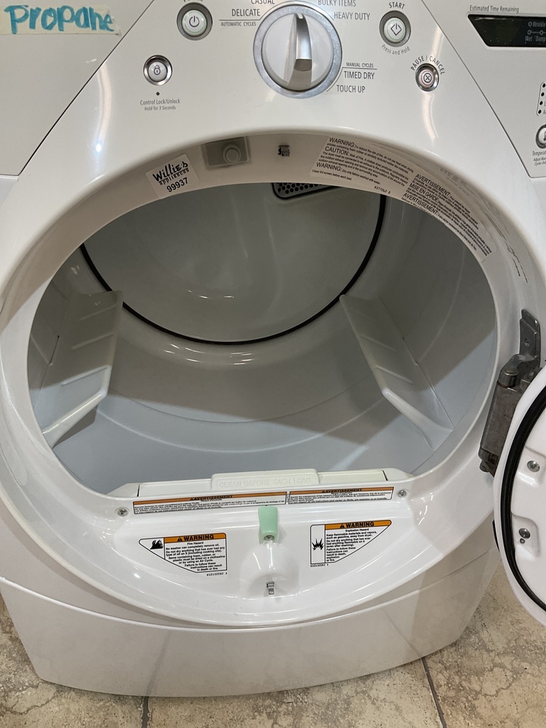 Whirlpool Used Natural Gas Dryer 27inches (White)