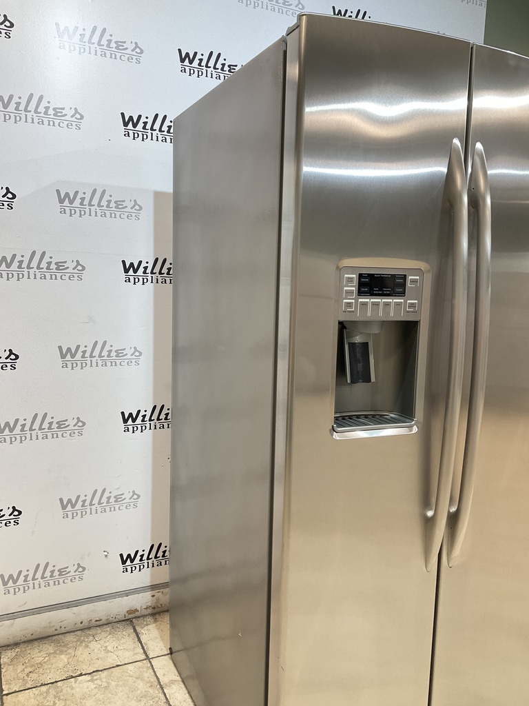 Frigidaire Used Refrigerator Side by Side 36x70 (Stainless Steel) 