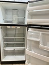 Ge Used Refrigerator Top and Bottom 30x66 1/2” (Stainless Steel) 