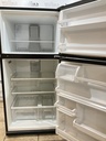 Whirlpool Used Refrigerator Top and Bottom 30x66 1/2” (Black) 
