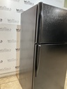 Whirlpool Used Refrigerator Top and Bottom 30x66 (Black)