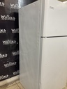 Frigidaire Used Refrigerator Top and Bottom 30x65 1/2” (White) 