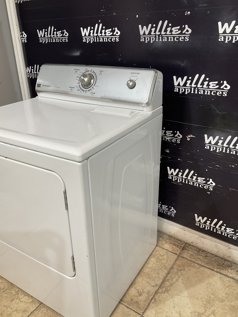 Maytag Used Electric Dryer 220volts (30 AMP) 29inches {3 prong} (White) 