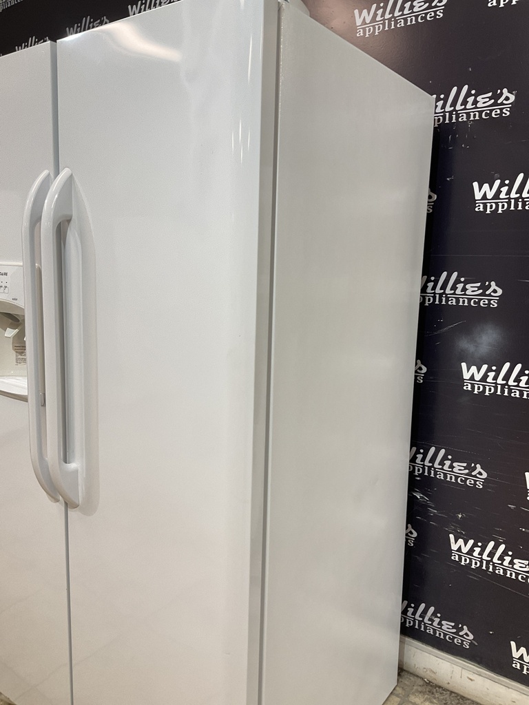Frigidaire Used Refrigerator Side by Side 36 1/2” x 68 1/2” (White) 