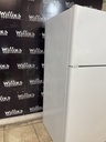 Ge Used Refrigerator Top and Bottom 30x66 (White) 