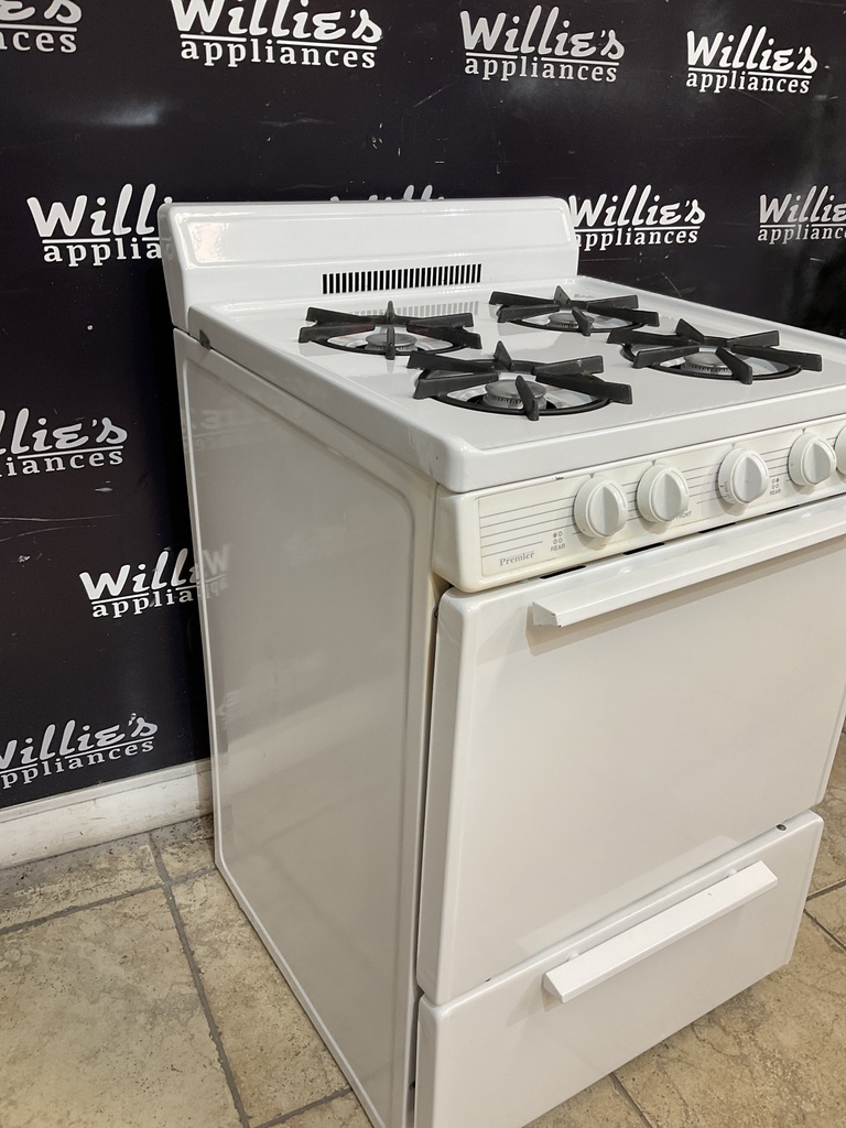 Premier Used Natural Gas Stove 24inches (White) 