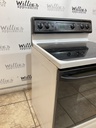 Ge Used Electric Stove 220volts (40/50 AMP) 30inches {4 prong} (White/Black) 