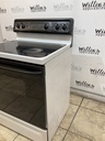 Ge Used Electric Stove 220volts (40/50 AMP) 30inches {4 prong} (White/Black) 