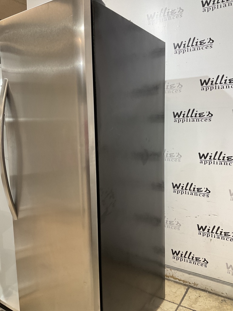 Frigidaire Used Refrigerator Side by Side 36 1/2” x 69 (Stainless Steel) 