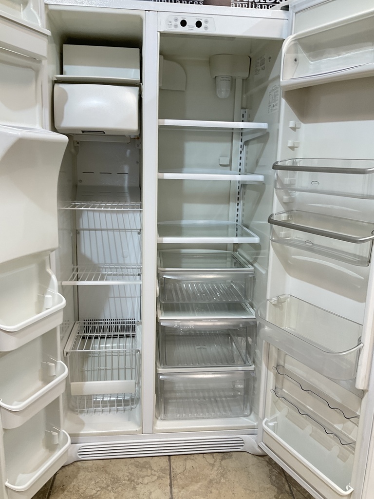 Frigidaire Used Refrigerator Side by Side 36 1/2” x 69” (White) 
