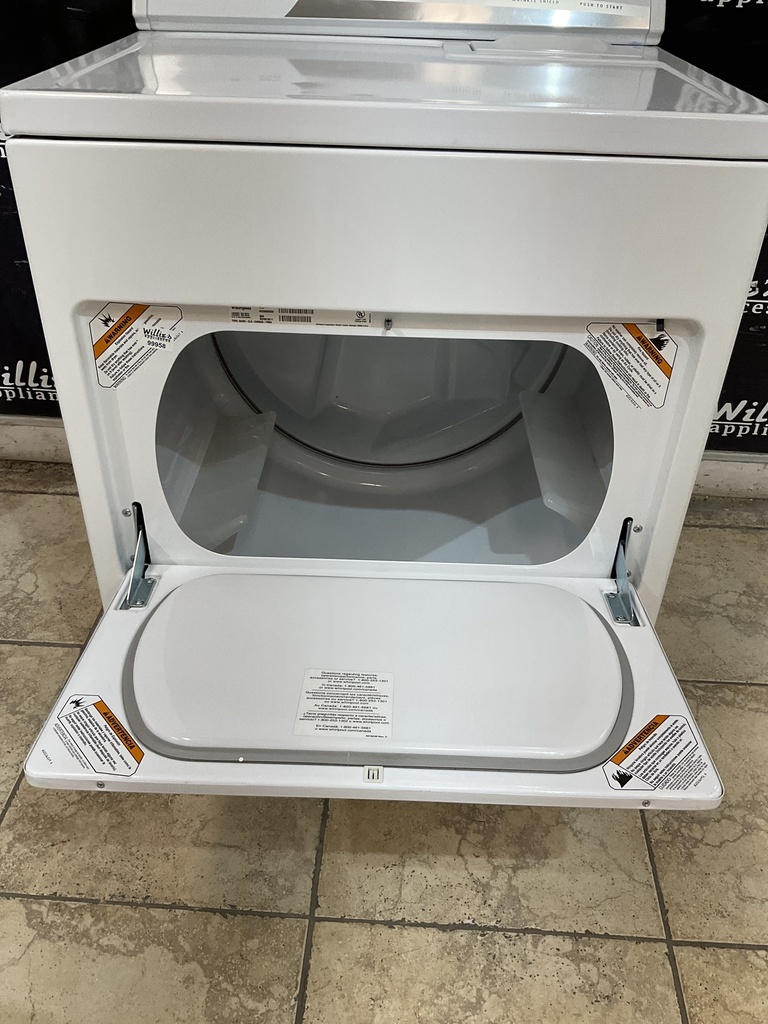 Whirlpool Used Electric Dryer 220volts (30 AMP) 29inches {3 prong} (White) 
