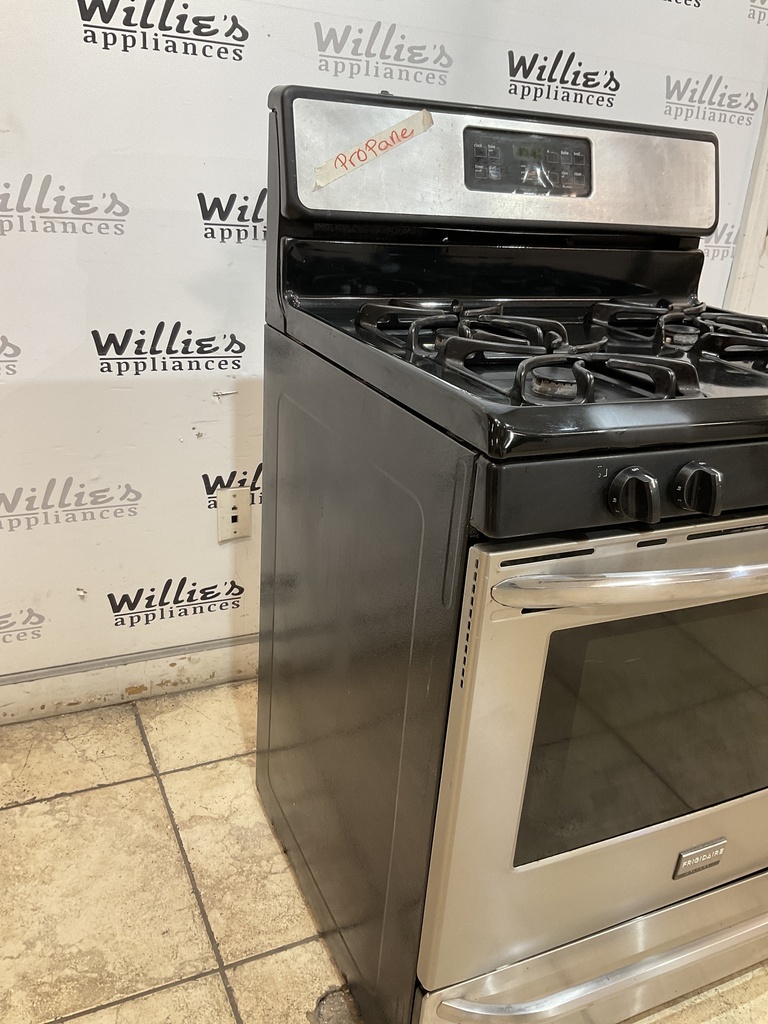 Frigidaire Used Gas Propane Stove 30inches (Stainless Steel) 