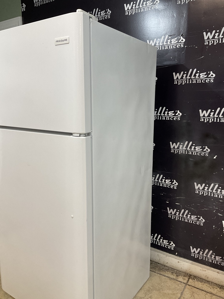 Frigidaire Used Refrigerator Top and Bottom 30x65 1/2” (White) 