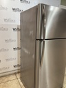 Frigidaire Used Refrigerator Top and Bottom 30x65 1/2” (Stainless Steel) 