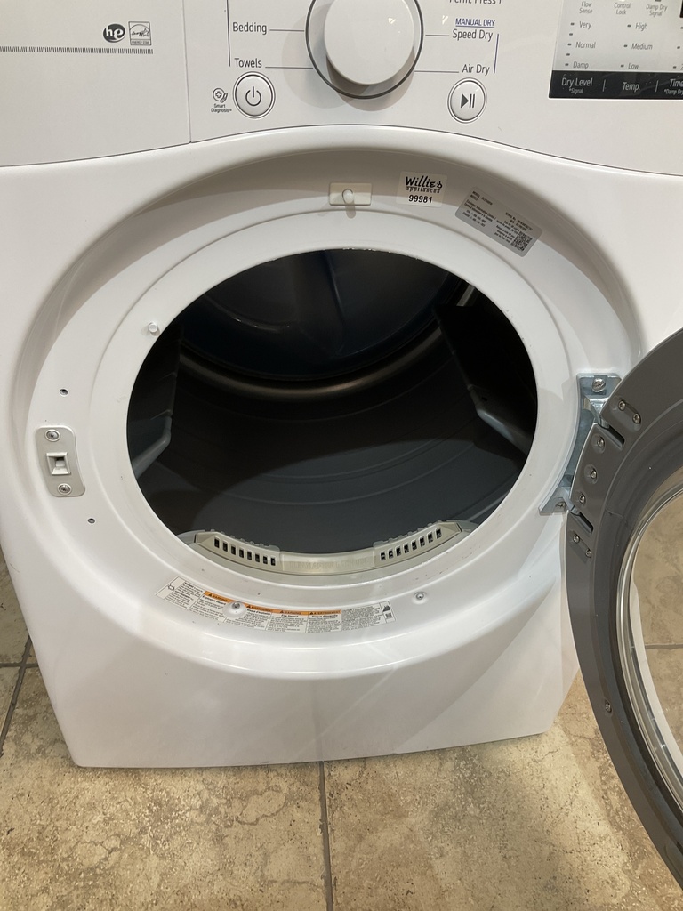 Lg Used Natural Gas Dryer 27inches (White) 
