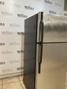 Ge Used Refrigerator Top and Bottom 28x64 1/2” (Stainless Steel) 