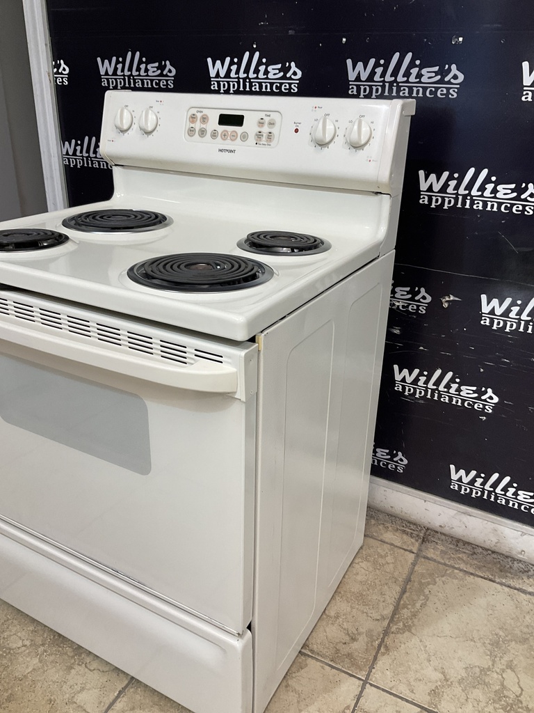 Hotpoint Used Electric Stove 220volts (40/50 AMP) 30inches {3 prong} (Bisque) 